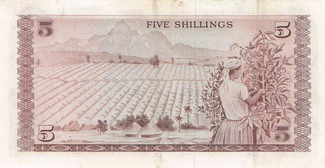 5 Shilingi 1969 p.6a